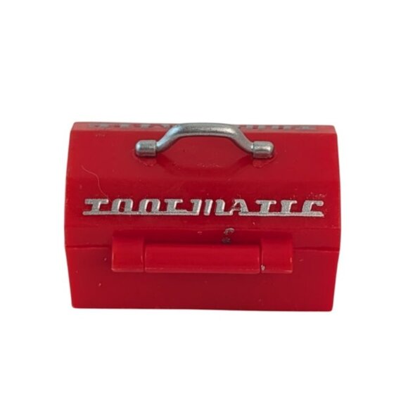 MGA Retro Red Toy "Toolmatic" Mini Tool Box With Tools Hammer Pliers Wrench 1.5" - Picture 3 of 3